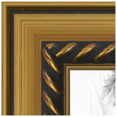 Arttoframes 16x20 Inch Gold With Rope Picture Frame This Gold Wood