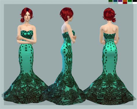 My Sims 4 Blog Mermaid Gown By Moonfairy