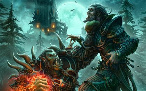 Fond Décran Gens Illustration World Of Warcraft Démoniste Fermer