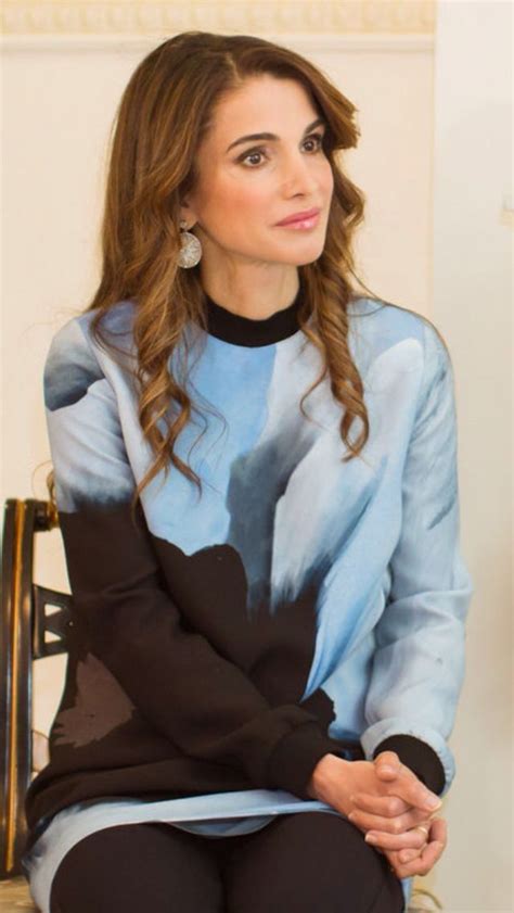 Queen Rania Of Jordan♔♛ King Abdullah Queen Rania Her Majesty The Queen Everyday Outfits