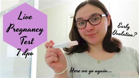 Live Pregnancy Test At 7 Dpo Early Ovulation And No Symptoms Ttc