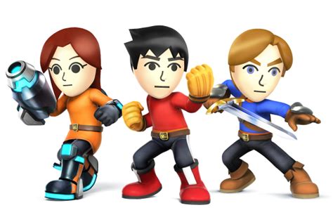 E32014 Combatientes Mii Confirmados Para Super Smash Bros Wii U3ds