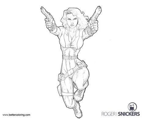 The winter soldier coloring sheets to keep by bryson. Marvel Black Widow Coloring Pages by RogerSnickers - Free ...
