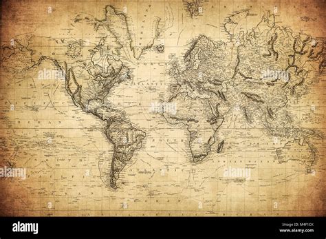 Ancient World Map Hi Res Stock Photography And Images Alamy