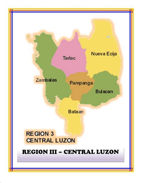 Philippines Map With Region Philippines Region Map Political Map Of