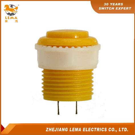 Electrical 274mm Push Button Switch Yellow Pbs 010 China Push Button