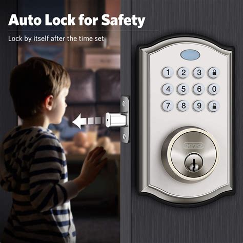 King Force Keypad Deadbolt Lock Keyless Entry Door Lock Smart Locks