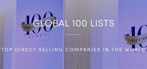 Direct Selling Global 100 List 2022 Latest Published
