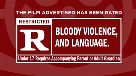 rated r logo for violence