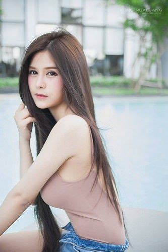 pin by cheong on thai model hair styles long hair styles beauty