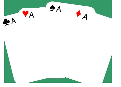 Playing Card Template Png