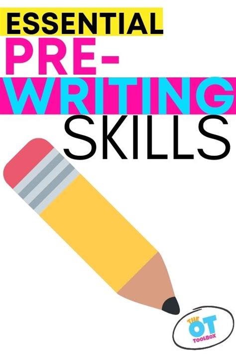Essential Pre Writing Skills Kids Need The Ot Toolbox