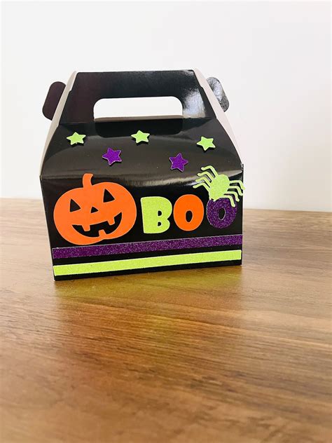 Halloween Party Loot Bags Halloween Candy Boxes Spooky Party Etsy Uk