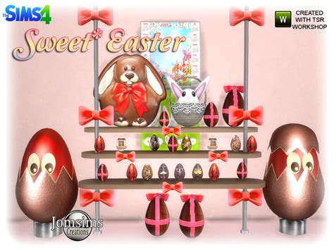 Sims 4 Ccs The Best Sweet Easter Set By Jomsims