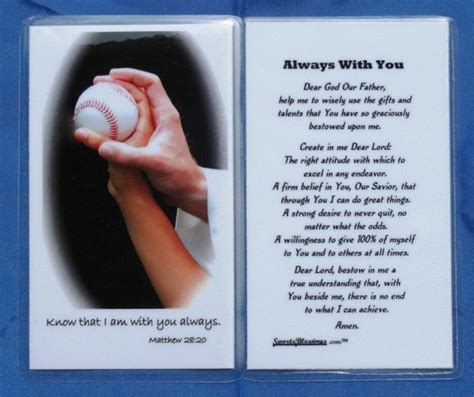 Baseball Prayer Baseball Bible Quotes Prayer Baseball Quotes