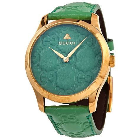 Gucci Gucci G Timeless Quartz Green Dial Ladies Watch Ya1264099
