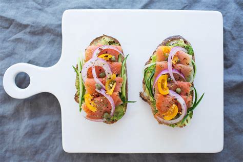 It doesn't even need cooking! Refreshing Smoked Salmon Keto Avocado Toast