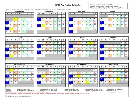 The federal salary council and u.s. 2020 Federal Calendar With Pay Periods - Calendar ...