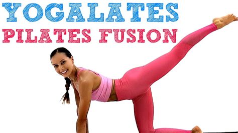Yogalates Pilates Yoga Fusion Workout 4 Daily Workout At Home Youtube