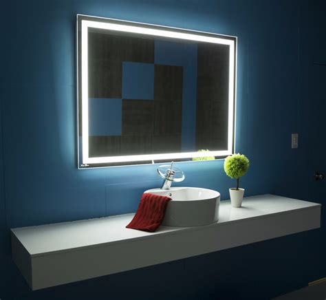 Dimmable Lighted Mirror Harmony 48 X 35 In Ib Mirror