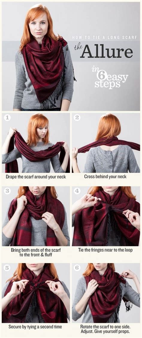 7 Different Ways To Wear A Scarf This Winter Ways To Wear A Scarf
