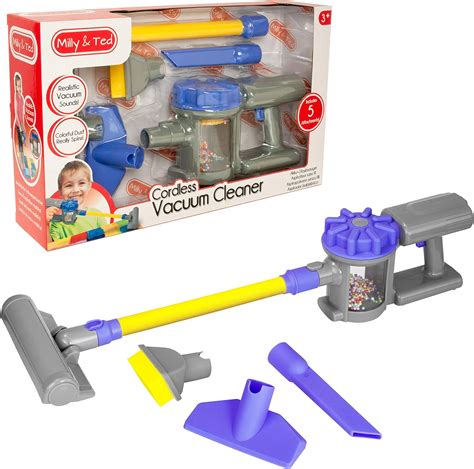 Milly And Ted Toy Handheld Vacuum Cleaner Kids Cleaning Set