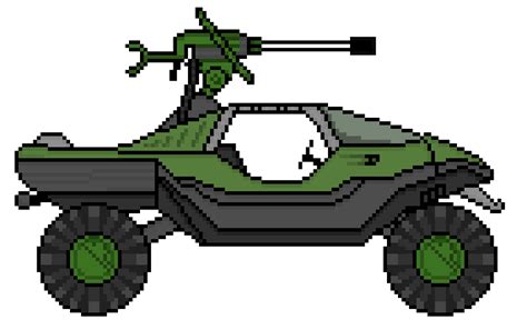 Halo 3 Warthog Pathfinder Pixel Art Maker
