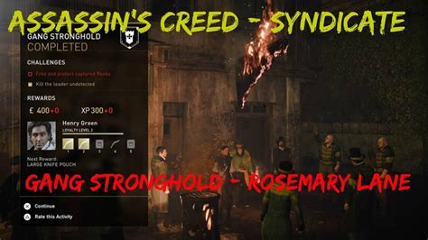 Assassin S Creed Syndicate Gang Stronghold Rosemary Lane