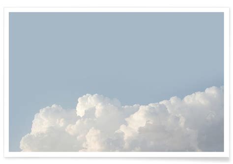 Cloud Sky Pastel Poster Juniqe