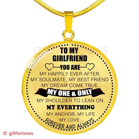 Maybe you would like to learn more about one of these? To My Girlfriend Luxury Necklace: First Date Necklaces ...