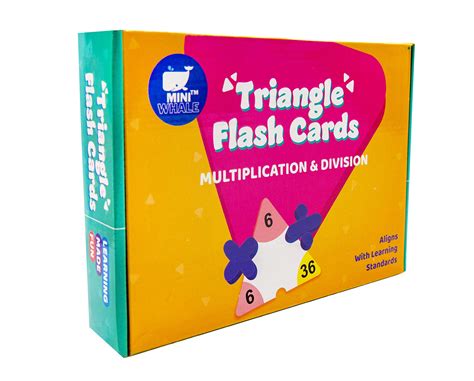 Buy Tnu Toys® Triangular Math Flash Cards Multiplication And Division