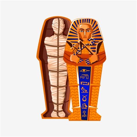 mummy cartoon vector hd images mummy in sarcophagus cartoon illustration mummy egypt