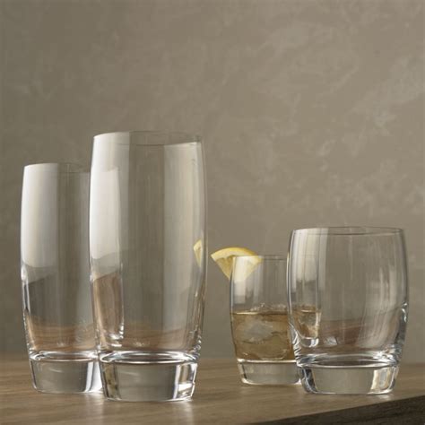 Otis Tall Drink Glasses Set Of 12 Reviews Crate And Barrel Glasses Drinking Glass Crate