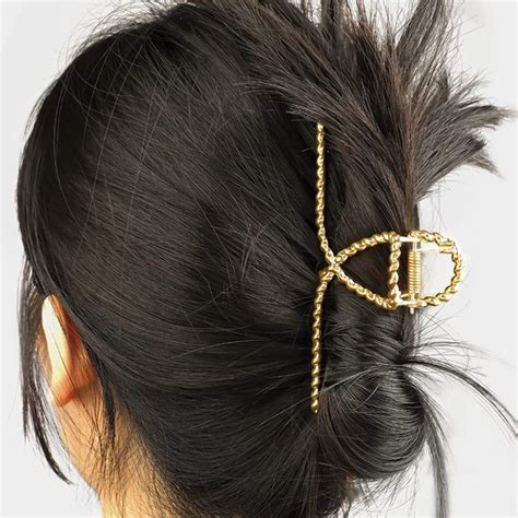 Accessories New 4pcs Large Metal Hair Claw Clips Poshmark