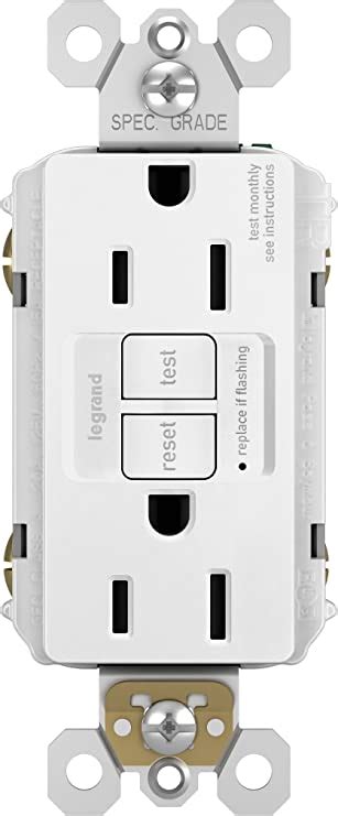 Legrand Pass And Seymour Radiant Self Test Gfci Outlet White Gfci