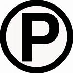 Parking Clip Bw Circle Clipart Park Permit