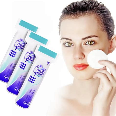 100pcs Round Makeup Cotton Soft Makeup Removing Cotton Pad Facial Deep Cleansing Remover Paper