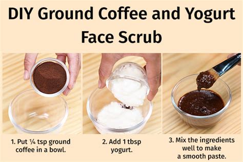 4 easy diy coffee face scrub recipes for glowing skin