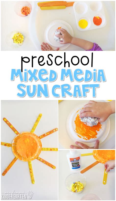 Our Mixed Media Sun Craft Was Just What We Needed To Brighten Up A