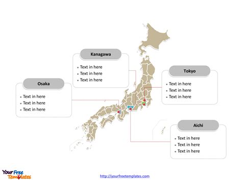 Get world map with countries in blank/ printable/physical/labeled. Free Japan Editable Map - Free PowerPoint Templates