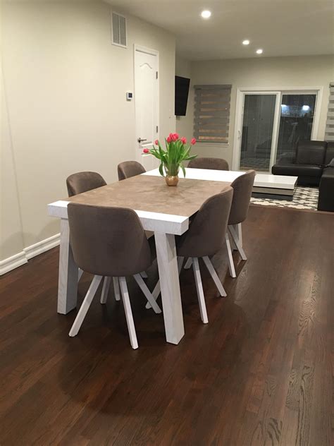 Reyna Dining Room With Albi Chairs Modern Formal Dining