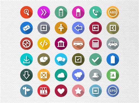 180 Free Icons Sets Collection 2014
