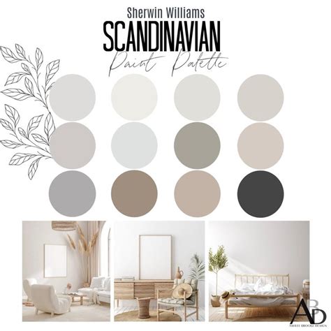 It's a pretty small list and that definitely helps when it comes to doing touch ups or. Sherwin Williams SCANDINAVIAN Interior Paint Palette ...