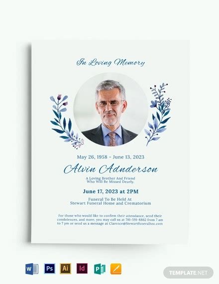 Best Funeral Flyer Examples 18 Templates Download Now Examples