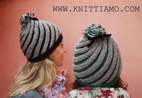 Knittiamo Con Martina E Roberta Cappello A Spirale Ai Ferri