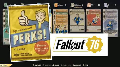 Fallout 76 Special Point Level Cap And Perk Card Pack Monetization