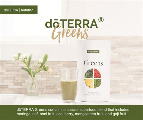 Doterra Greens Provides The Equivalent Of Servings Of Fruits And