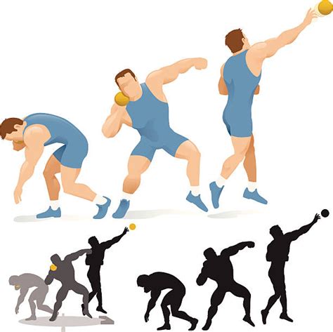 Shotput Silhouettes Illustrations Royalty Free Vector Graphics And Clip