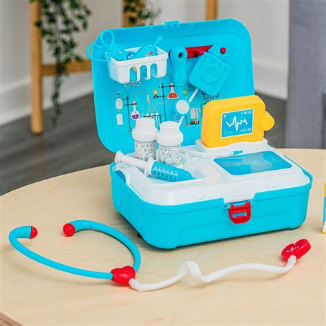 17pcs Children Doctor Set Mini Medical Box Doctors Kit Playset Games