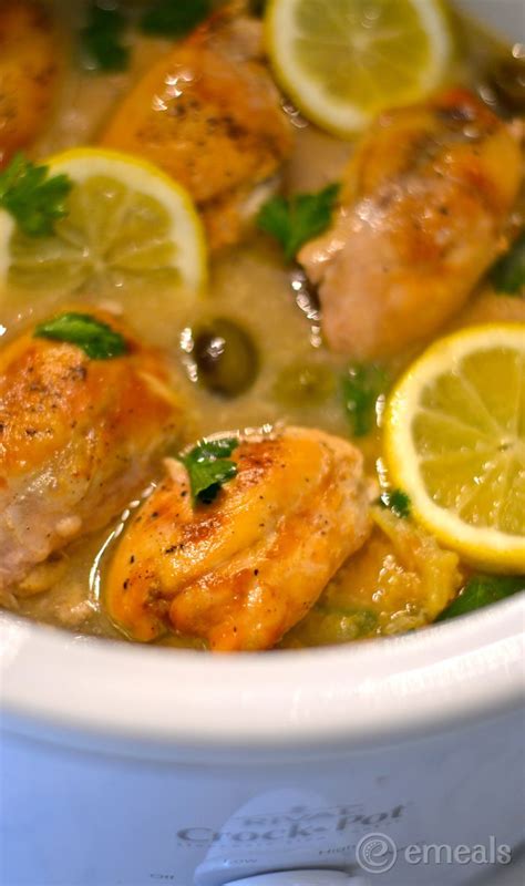 Lemon is acidic and helps balance the stronger flavor of the dark meat in thighs and legs, and the fat from the chicken skin. 15 Most Popular Healthy Crock-Pot Recipes